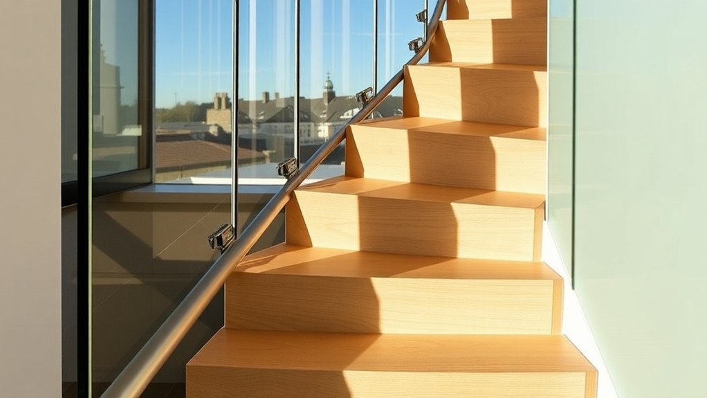 Staircase Glass Panels East Sheen