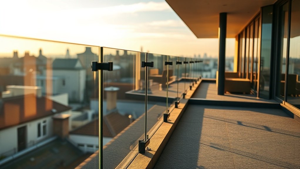 Terrace Glass Balustrades East Sheen