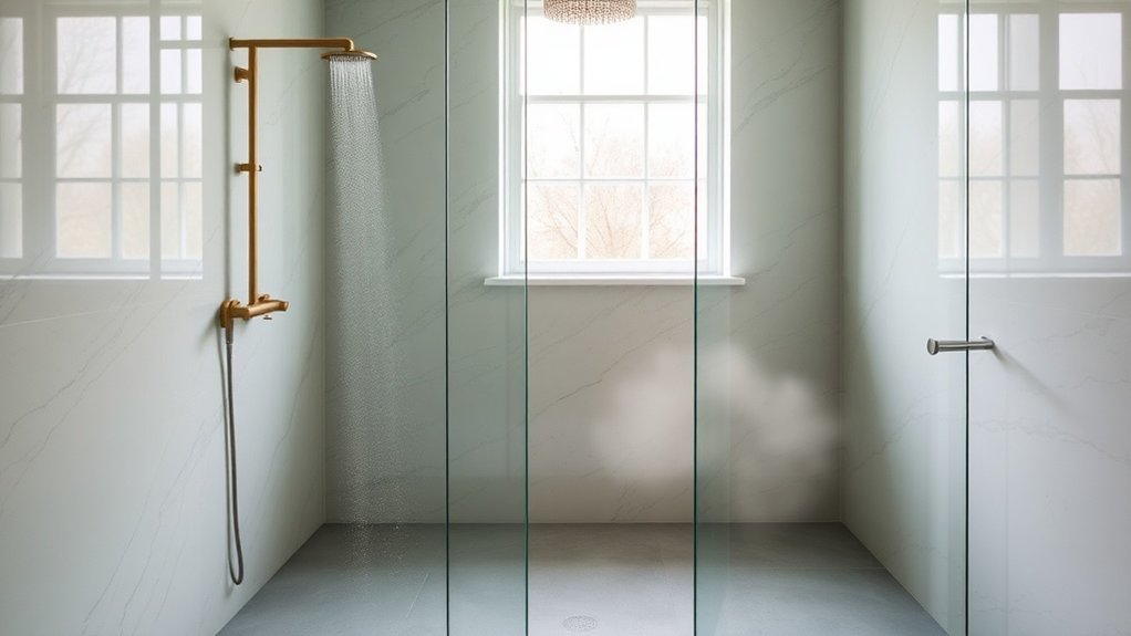 Wet Room Glass Panels East Sheen