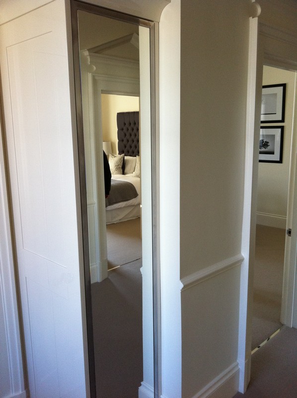 Full-length wardrobe mirror fitted in East Sheen home