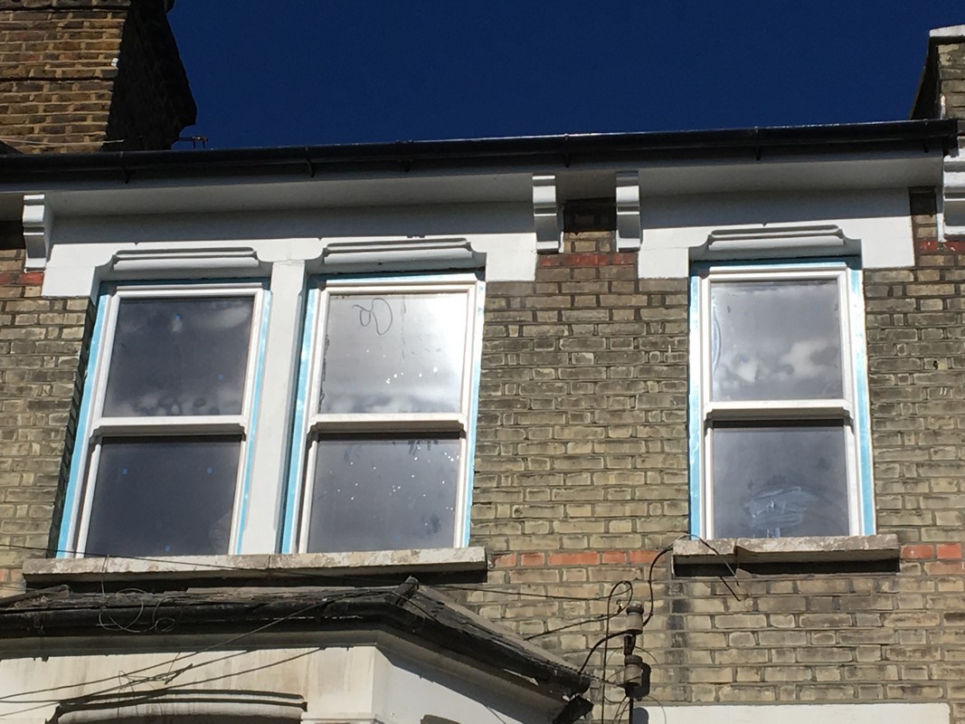 New uPVC sash windows fitted on Victorian terrace in East Sheen